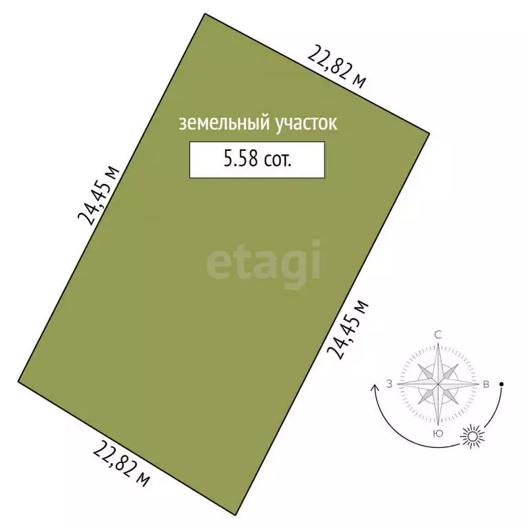Участок в село Толмачево, Слободская улица (5.6 м) - Фото 0