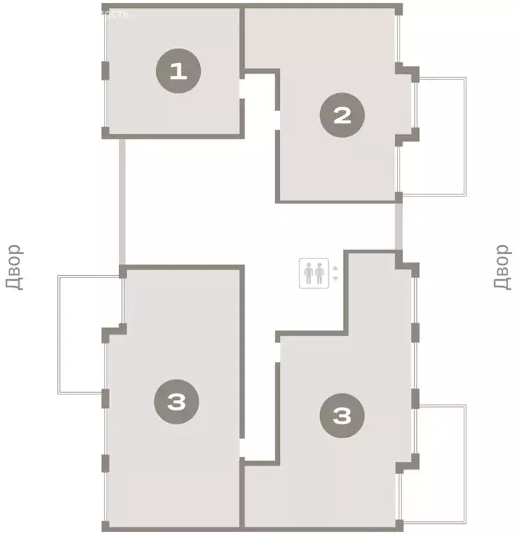2-комнатная квартира: Новоселье, ЖК Брусника (95.77 м) - Фото 2