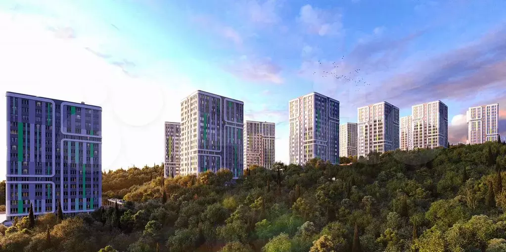 Квартира-студия, 32,1 м, 16/16 эт. - Фото 0