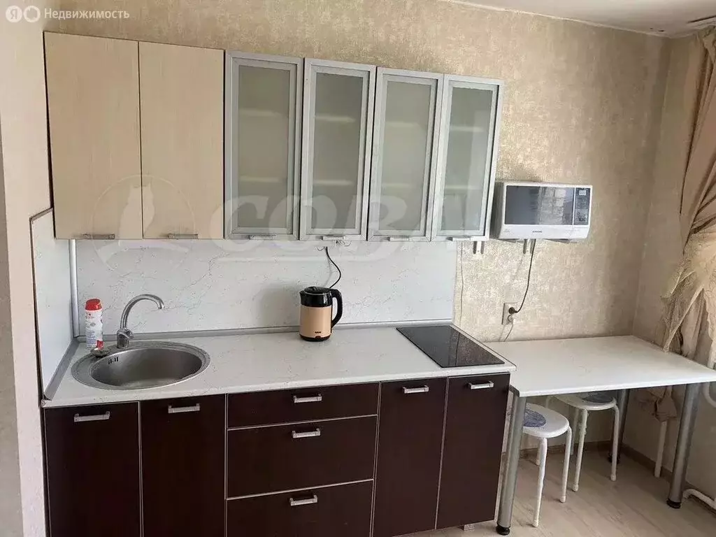 Квартира-студия: Тюмень, Ставропольская улица, 19 (17 м) - Фото 2