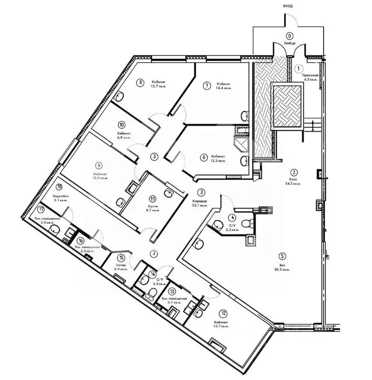 Торговая площадь в Московская область, Одинцовский городской округ, с. ... - Фото 2