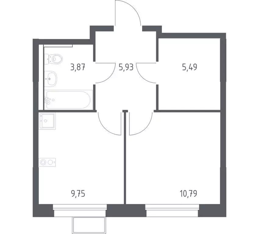 1-комнатная квартира: Химки, микрорайон Клязьма-Старбеево, квартал ... - Фото 1