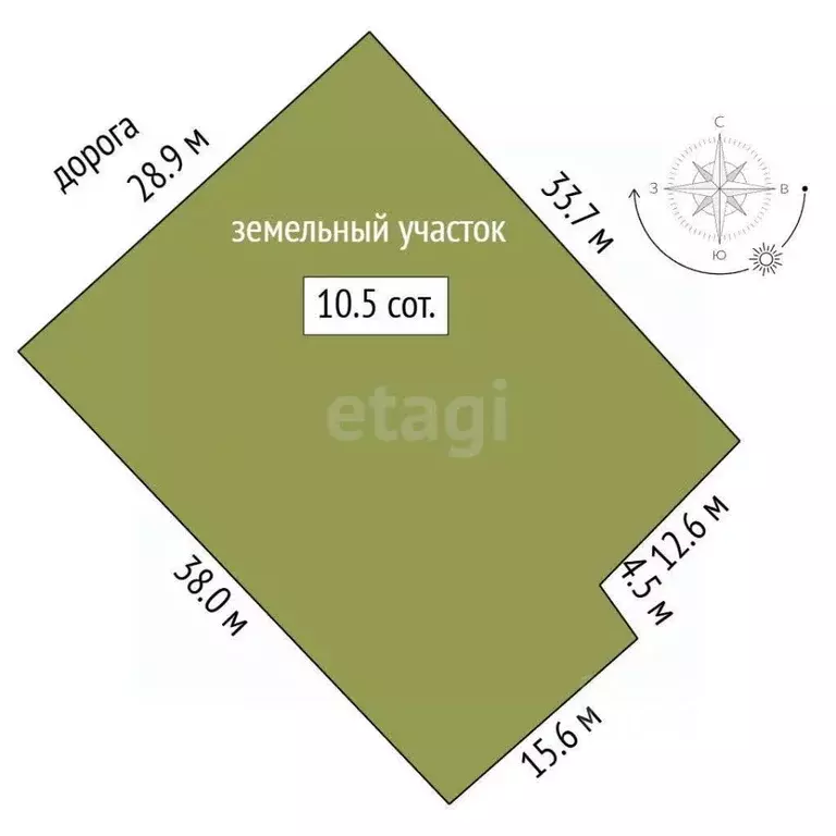 Участок в Саха (Якутия), Якутск Поляна ДСК,  (10.5 сот.) - Фото 2