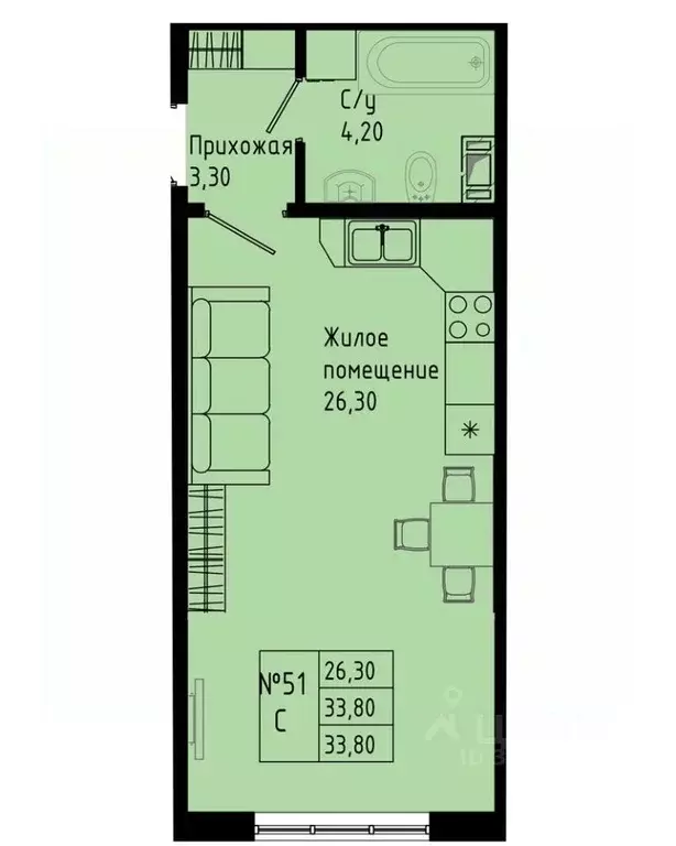 Студия Ленинградская область, Коммунар г. Гатчинский муниципальный ... - Фото 1