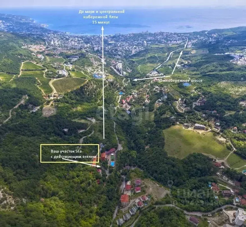 Участок в Крым, Ялта  (500.0 сот.) - Фото 0