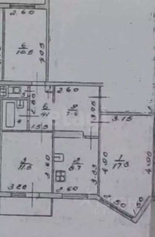 3-к кв. Липецкая область, Липецк просп. имени 60-летия СССР, 25 (63.5 ... - Фото 1