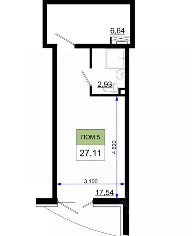 Торговая площадь в Краснодарский край, Краснодар Ростовское ш., 30/7к3 ... - Фото 2
