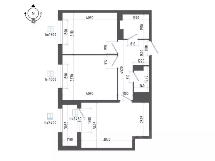 2-к кв. Санкт-Петербург бул. Измайловский, 9 (57.5 м) - Фото 1