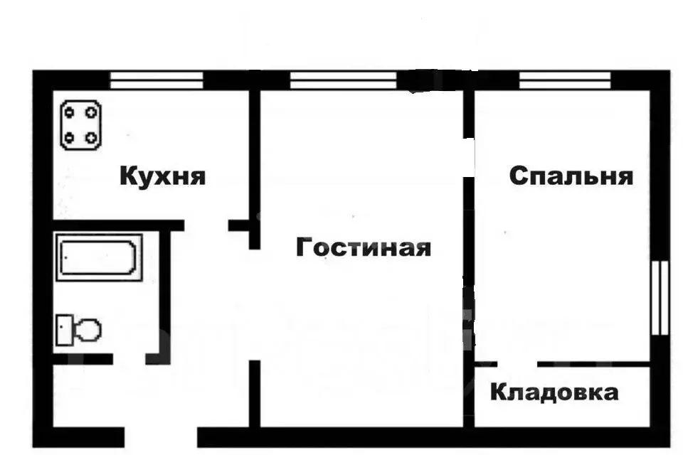 2-к кв. Челябинская область, Челябинск ул. Либединского, 29 (41.0 м) - Фото 1