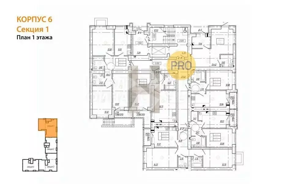 2-к кв. Калининградская область, Калининград Петровский мкр,  (57.06 ... - Фото 2