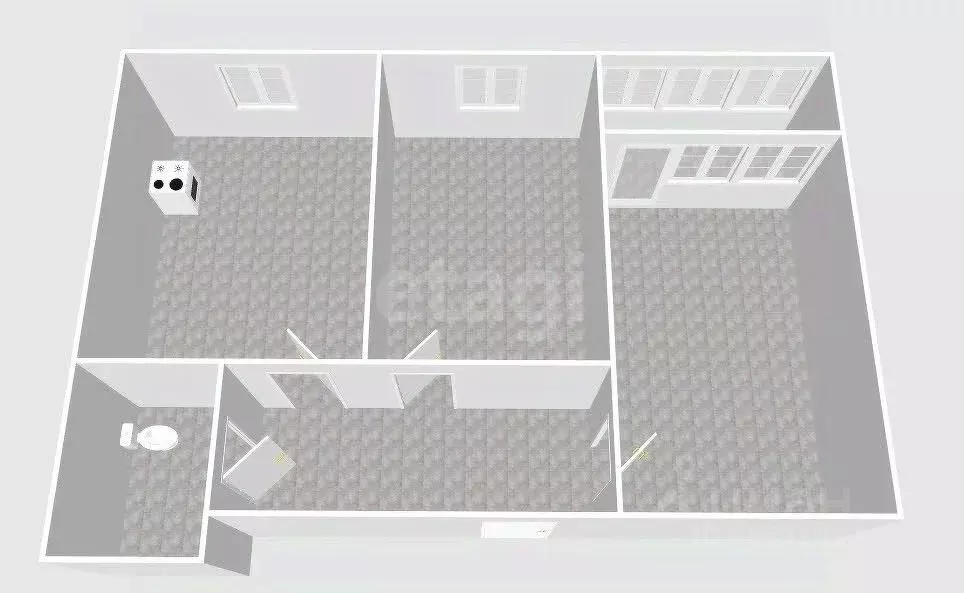 3-к кв. Сахалинская область, Южно-Сахалинск ул. Имени Н.Г. Смирнова, 7 ... - Фото 2