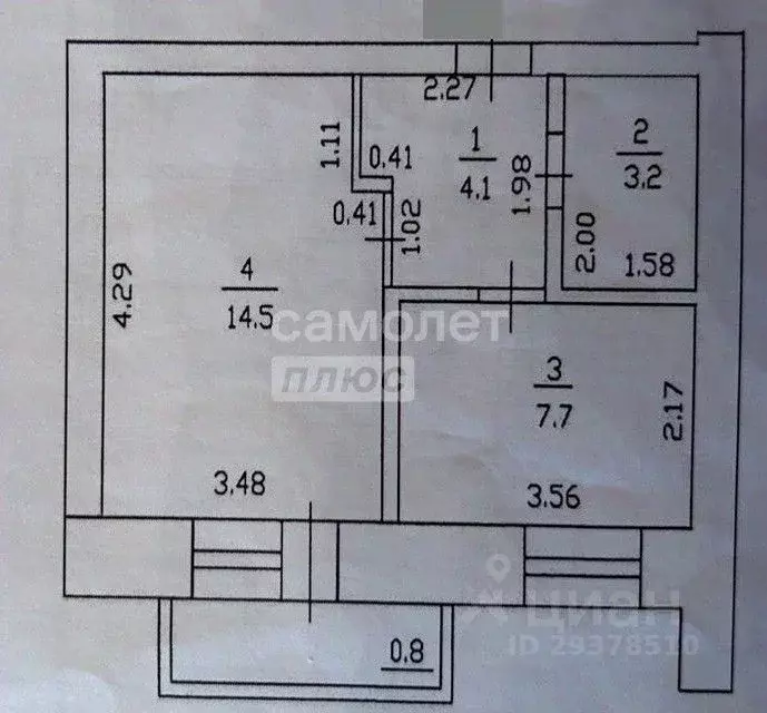 1-к кв. Кировская область, Киров ул. Андрея Упита, 11к1 (30.0 м) - Фото 1