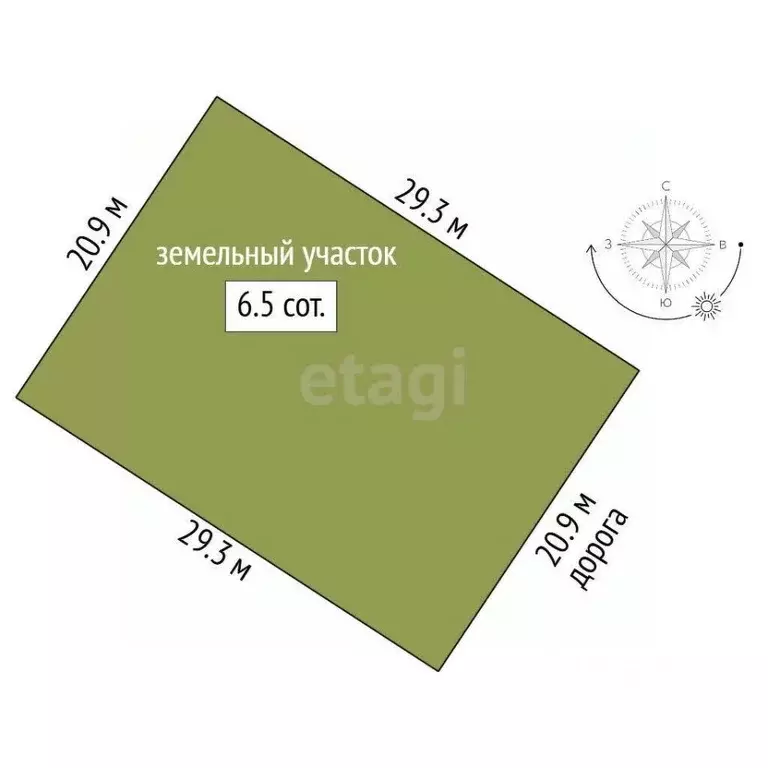 Участок в Крым, Бахчисарай ул. Василия Джарты, 7 (6.45 сот.) - Фото 2