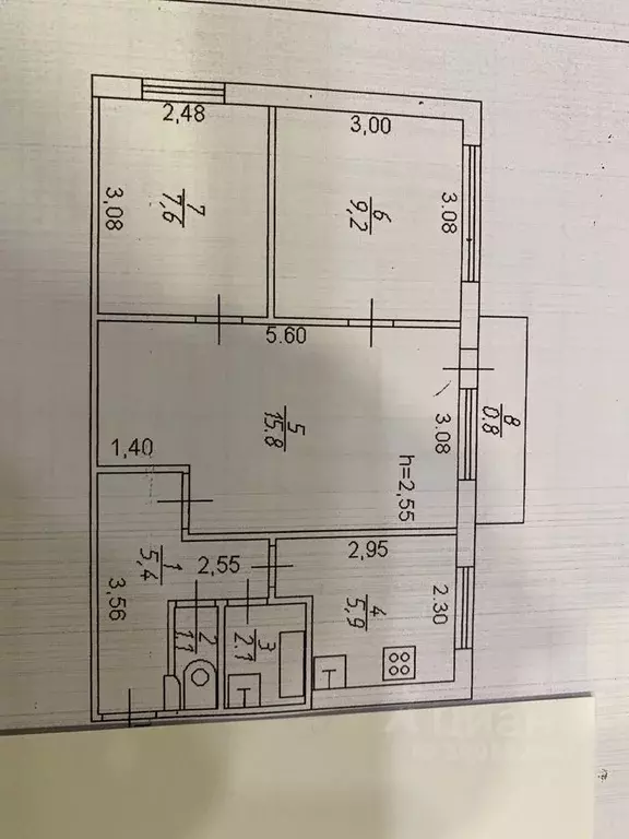 3-к кв. Тверская область, Тверь ул. Тамары Ильиной, 6/15 (48.0 м) - Фото 1