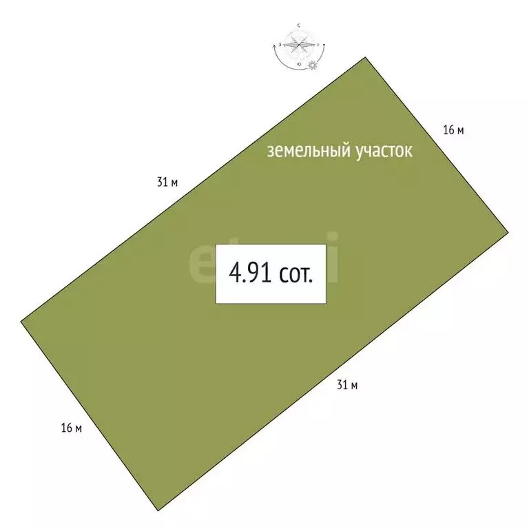 Участок в Бердск, территория НСТ Отдых, Садовая улица (4.91 м) - Фото 1