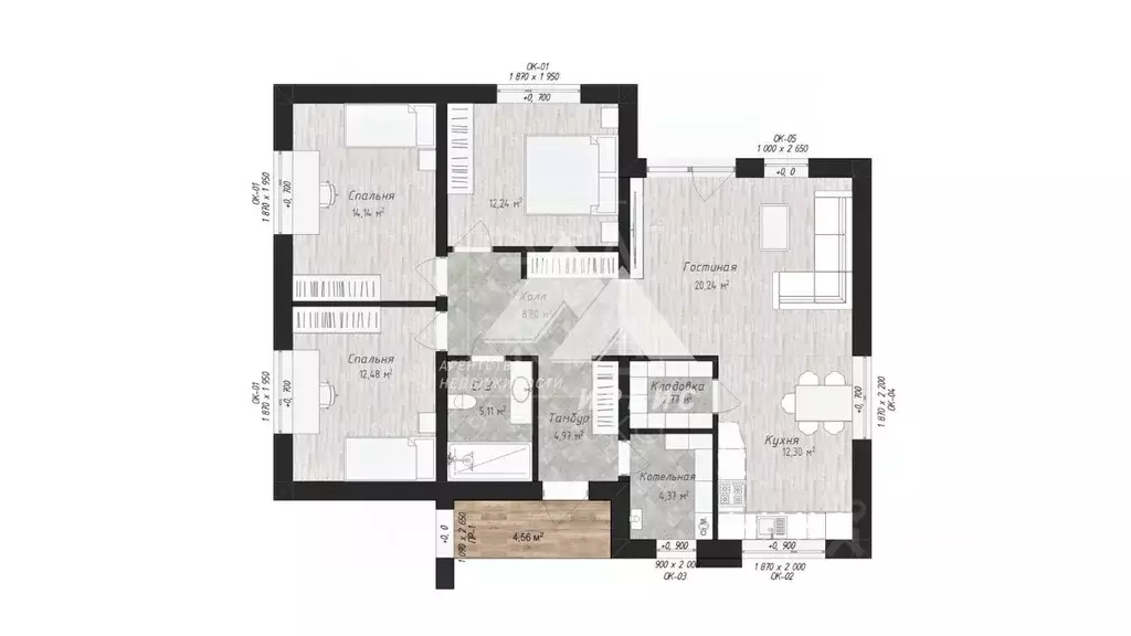 Дом в Алтайский край, Первомайский район, с. Санниково Березовая ул. ... - Фото 2