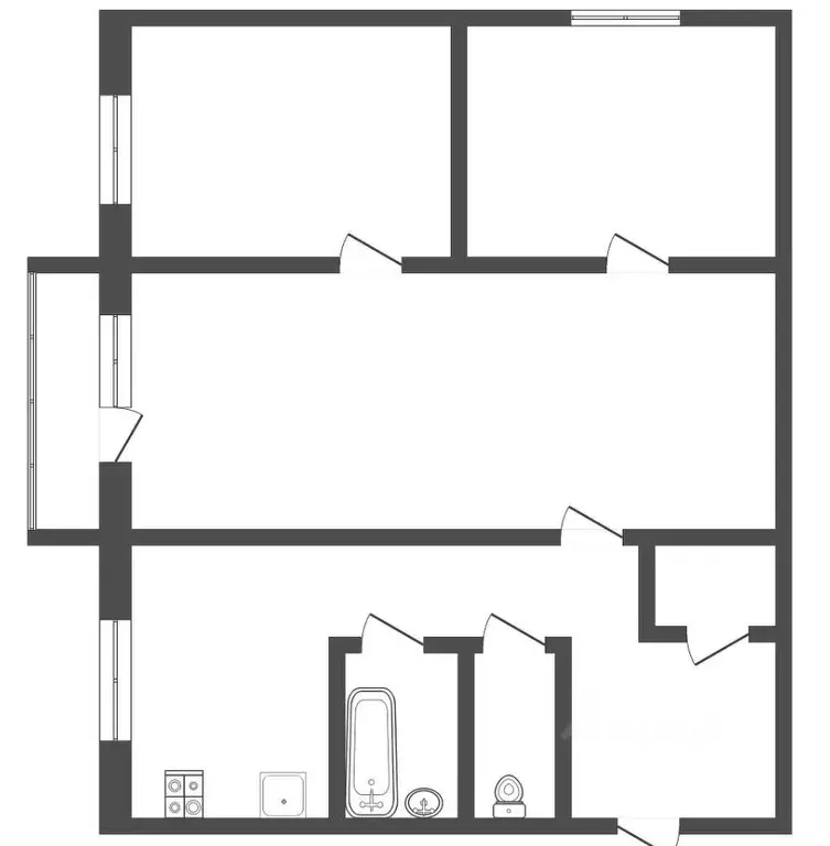 3-к кв. Тульская область, Богородицк ул. Победы, 28 (47.7 м) - Фото 1