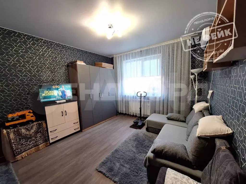 1-к. квартира, 32,1 м, 1/3 эт. - Фото 0