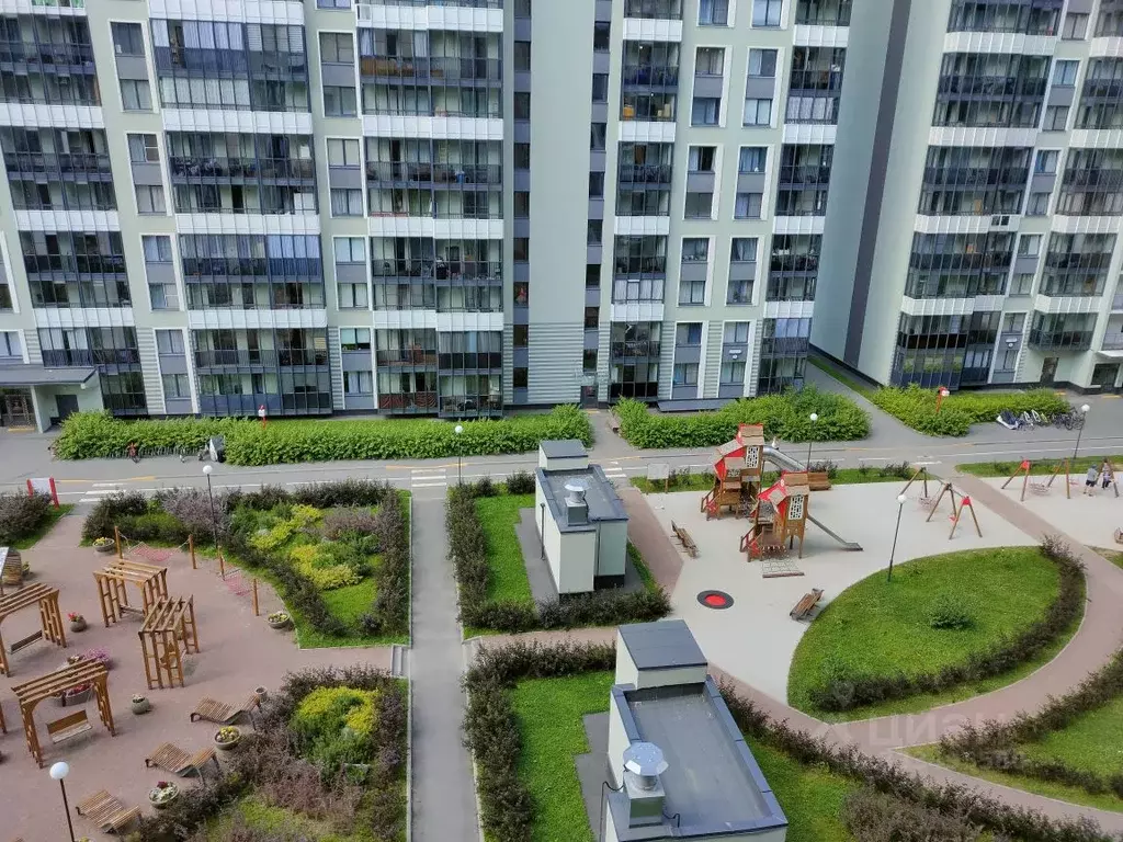 Студия Санкт-Петербург аллея Арцеуловская, 17 (24.0 м) - Фото 1