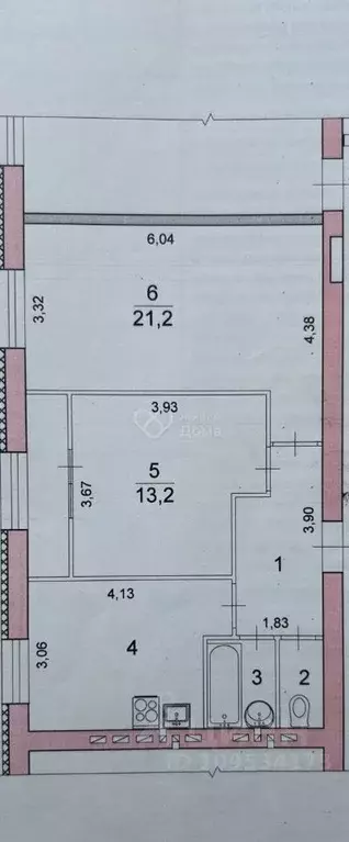 2-к кв. Волгоградская область, Волгоград ул. Ломоносова, 77 (57.9 м) - Фото 2