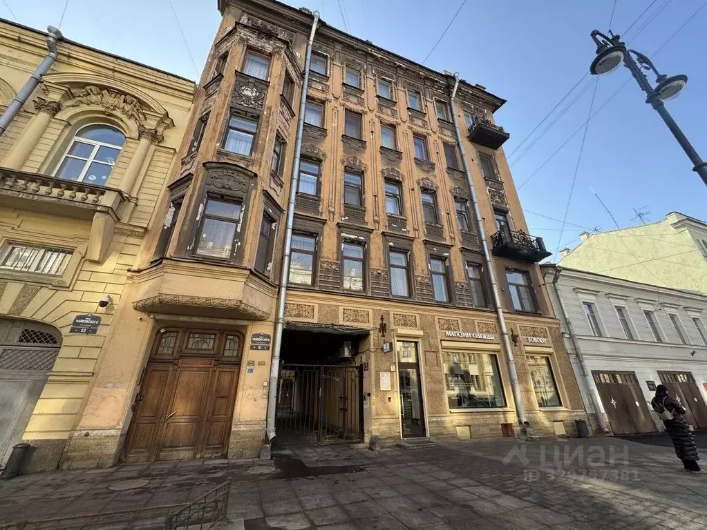 Помещение свободного назначения в Санкт-Петербург ул. Чайковского, 51 ... - Фото 1