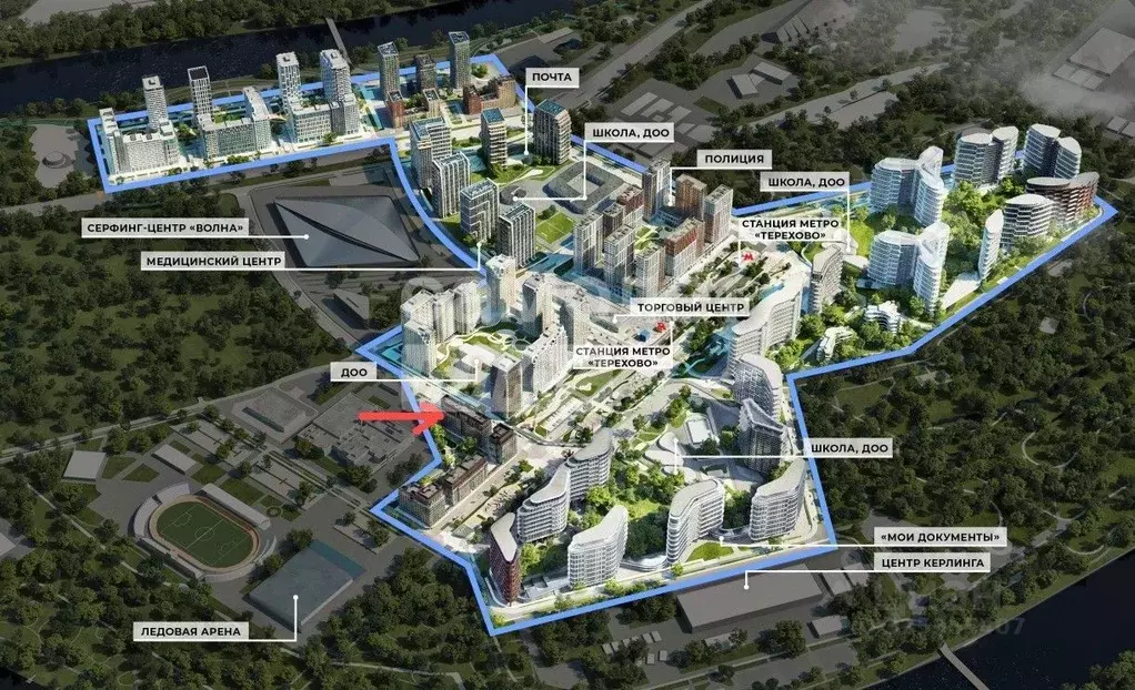 Помещение свободного назначения в Москва ул. Нижние Мневники, 10 (65 ... - Фото 2