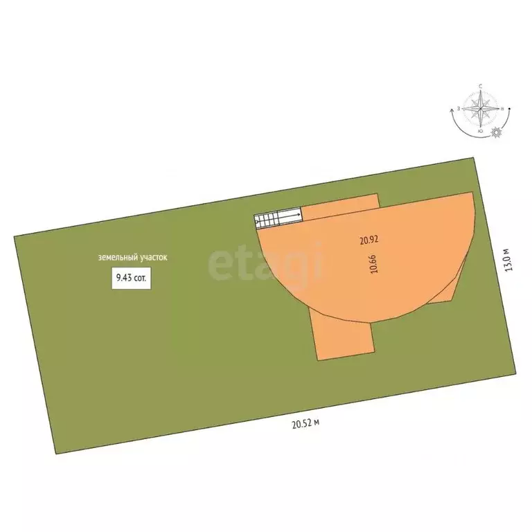 Дом в Севастополь ул. Муромская (537 м) - Фото 1