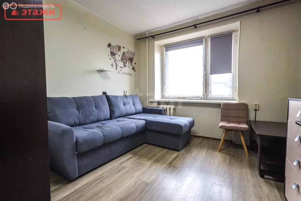 1к в -комнатной квартире (13 м) - Фото 1