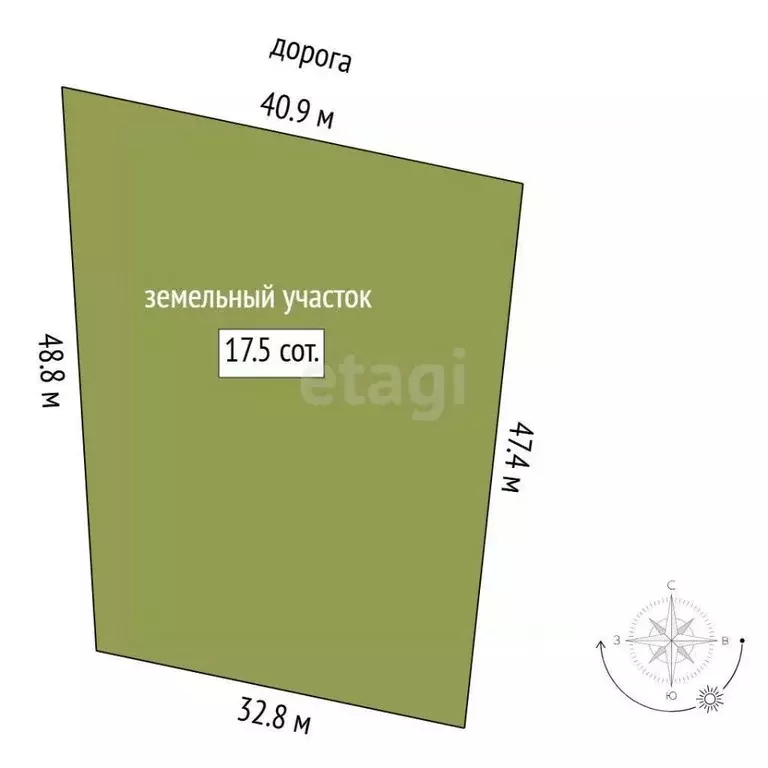 Участок в Тюменская область, Тюменский муниципальный округ, д. ... - Фото 1