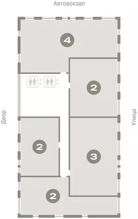 3-комнатная квартира: Тюмень, жилой комплекс Республики 205 (61.65 м) - Фото 1