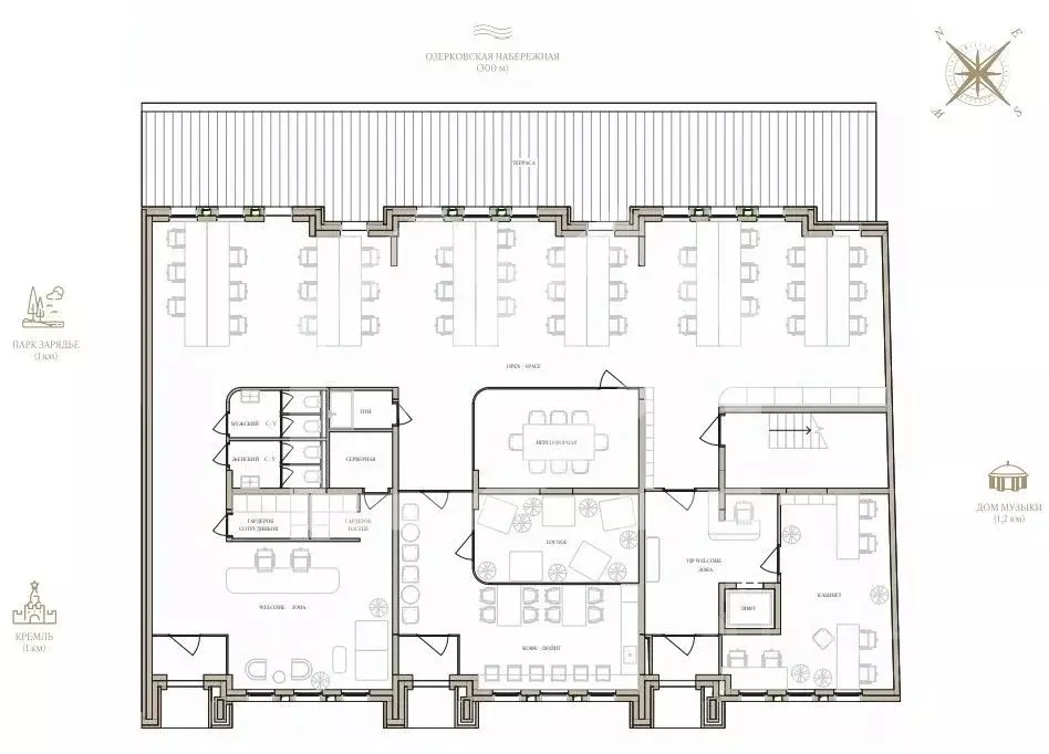 Помещение свободного назначения в Москва Большая Татарская ул., 23 ... - Фото 2