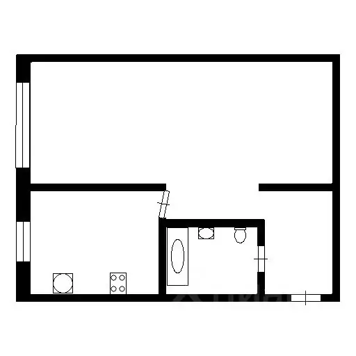 1-к кв. Коми, Сыктывкар ул. Славы, 28 (33.1 м) - Фото 1