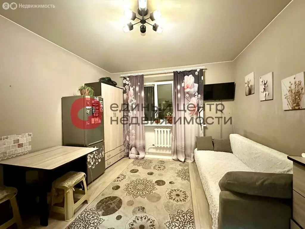 Квартира-студия: Тюмень, микрорайон Матмасы, Пражская улица, 28 (20.1 ... - Фото 1