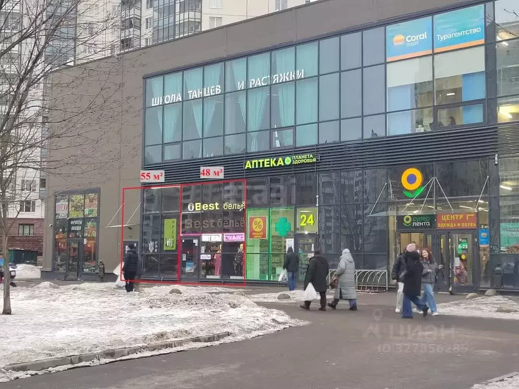 Помещение свободного назначения в Санкт-Петербург Туристская ул., 26с1 ... - Фото 1