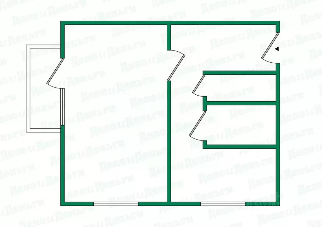 1-к кв. Кировская область, Киров Октябрьская ул., 28 (31.1 м) - Фото 1