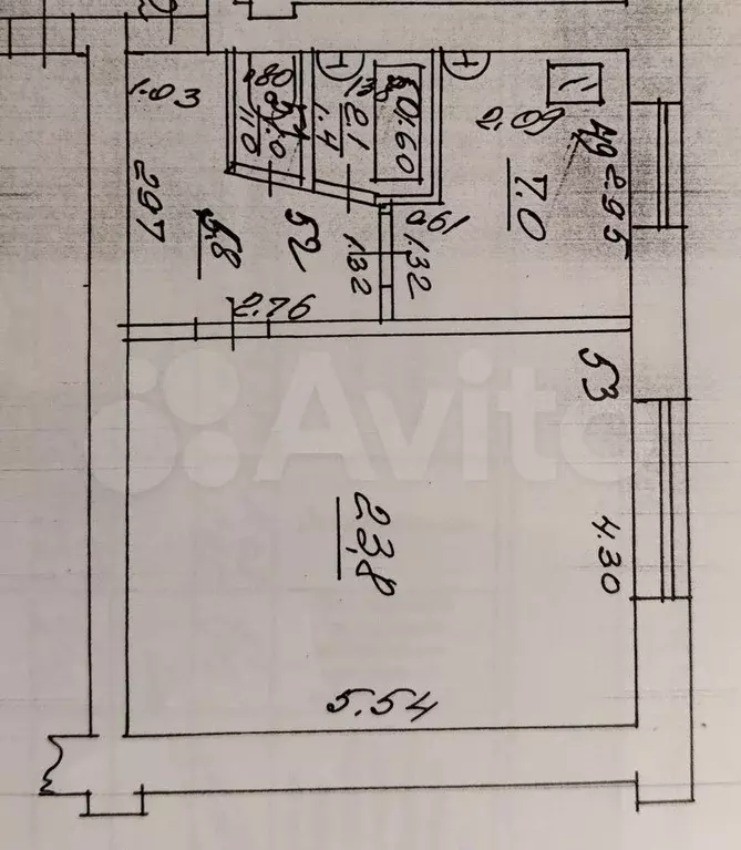 1-к. квартира, 40 м, 1/5 эт. - Фото 0