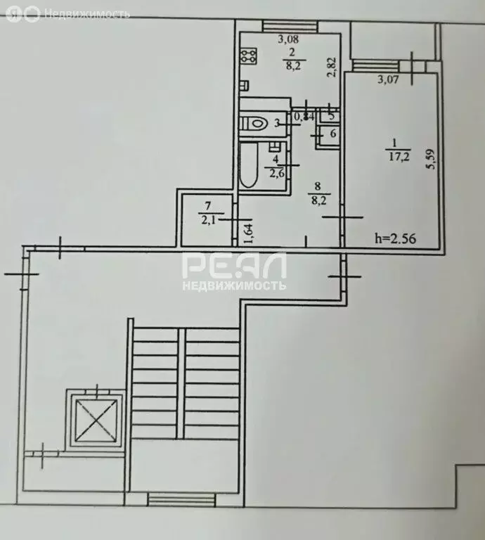 1-комнатная квартира: Гатчина, улица Красных Военлётов, 9 (40.3 м) - Фото 2