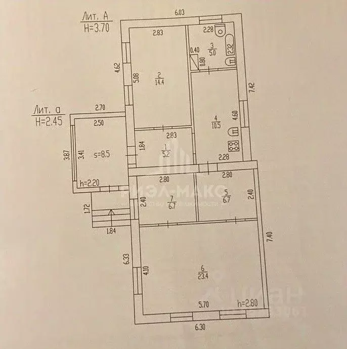 Дом в Брянская область, Брянск ул. Ромашина, 148 (86 м) - Фото 1