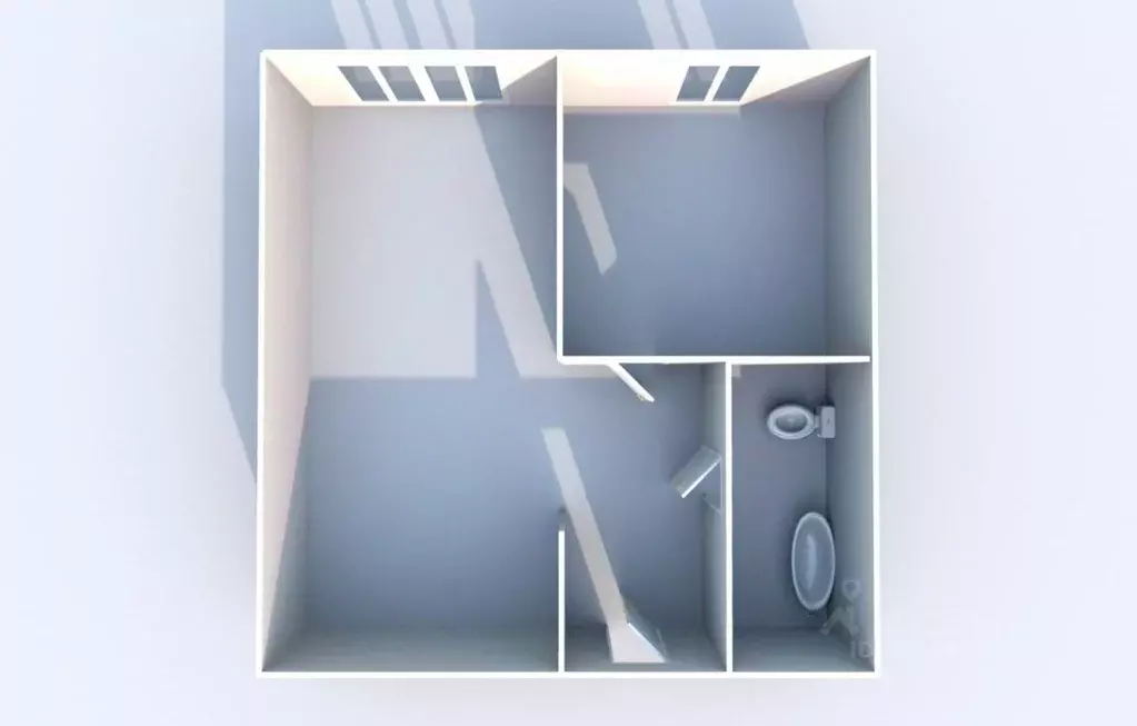 1-к кв. Курганская область, Курган Заозерный жилрайон, 6А мкр, 6А ... - Фото 2