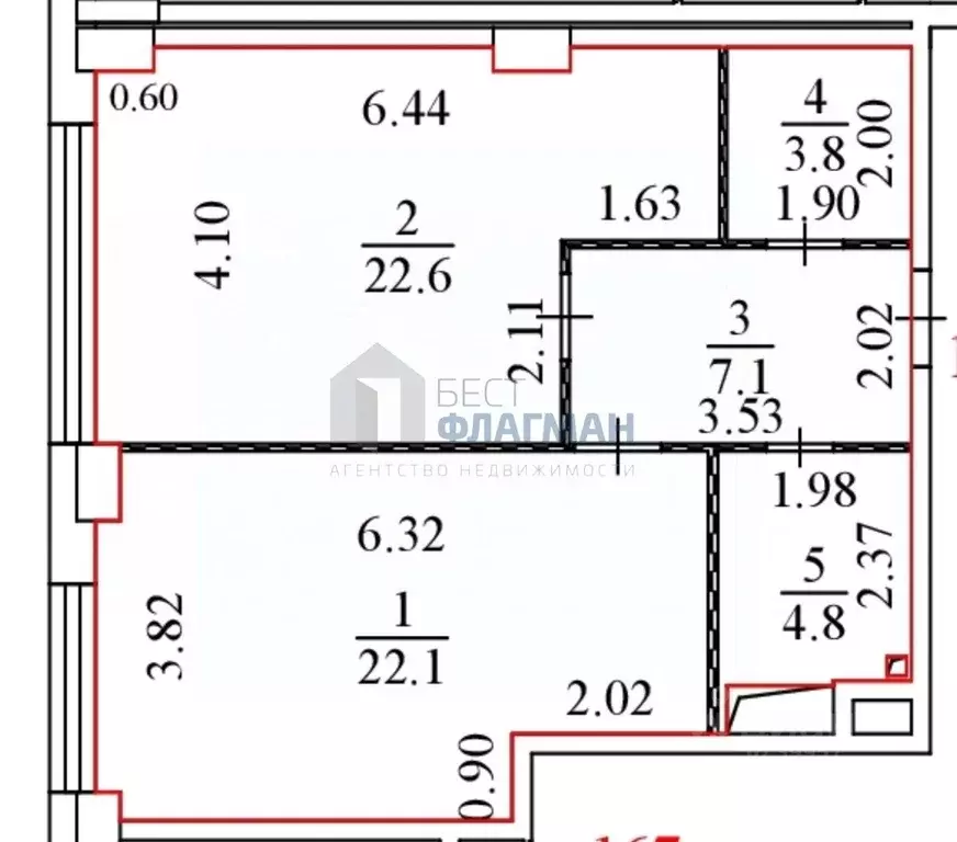 2-к кв. Москва ул. Годовикова, 11к2 (60.0 м) - Фото 2