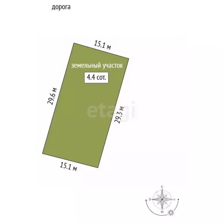 Участок в Ростовская область, Батайск ул. Клеверная (4.4 сот.) - Фото 2