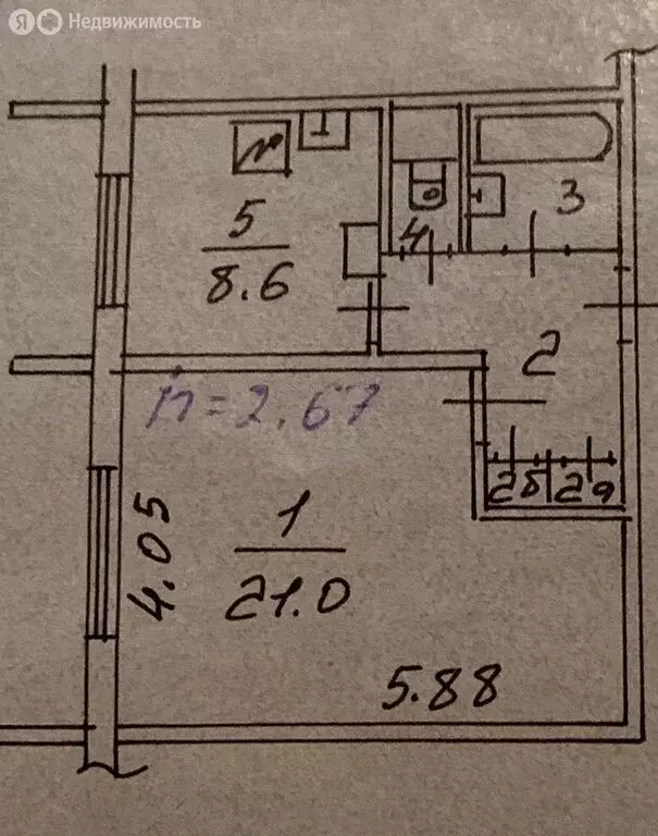 1-комнатная квартира: Москва, Ратная улица, 8к3 (40 м) - Фото 1