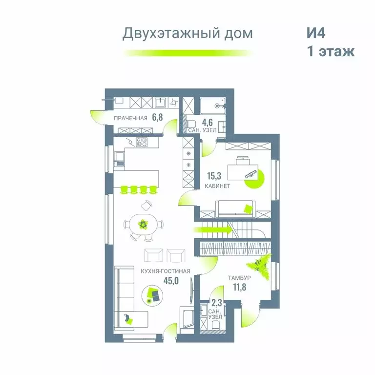 Дом в Челябинская область, Сосновский муниципальный округ, посёлок ... - Фото 2