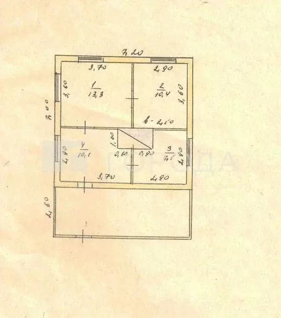 Дом в Алтайский край, Троицкий район, с. Горновое Луговая ул., 5 (43 ... - Фото 1