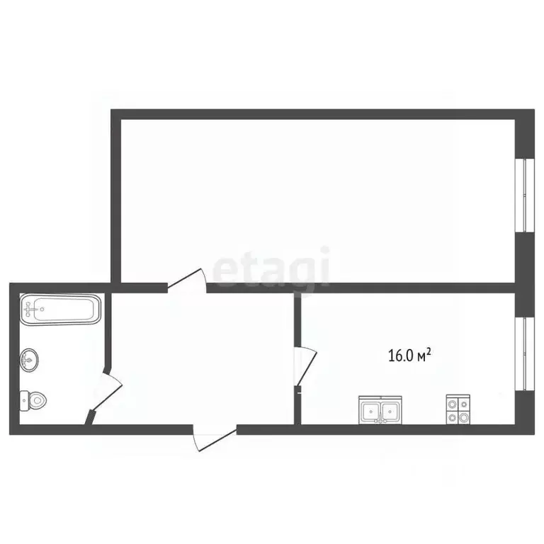 1-к кв. Ставропольский край, Ессентуки ул. Шмидта (45.6 м) - Фото 2