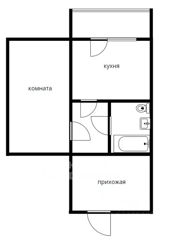 1-к кв. Краснодарский край, Анапа ул. Ленина, 146 (42.0 м) - Фото 2