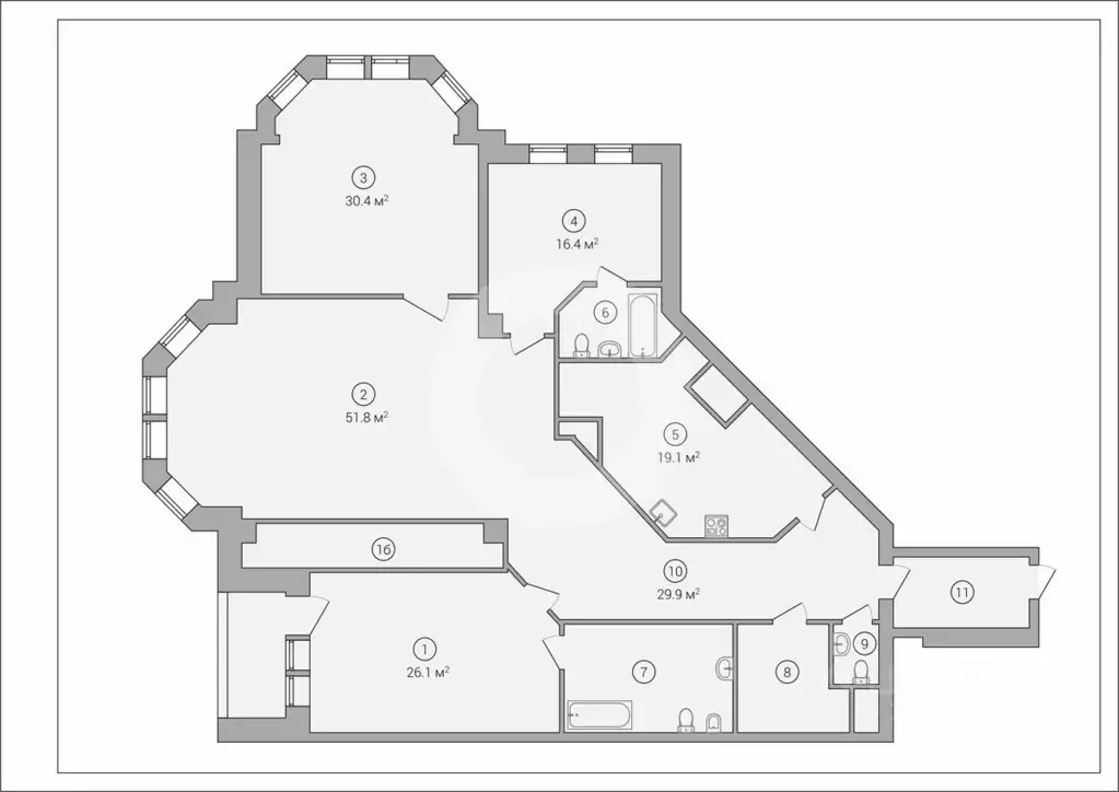 4-к кв. Москва ул. Новый Арбат, 29 (213.6 м) - Фото 0