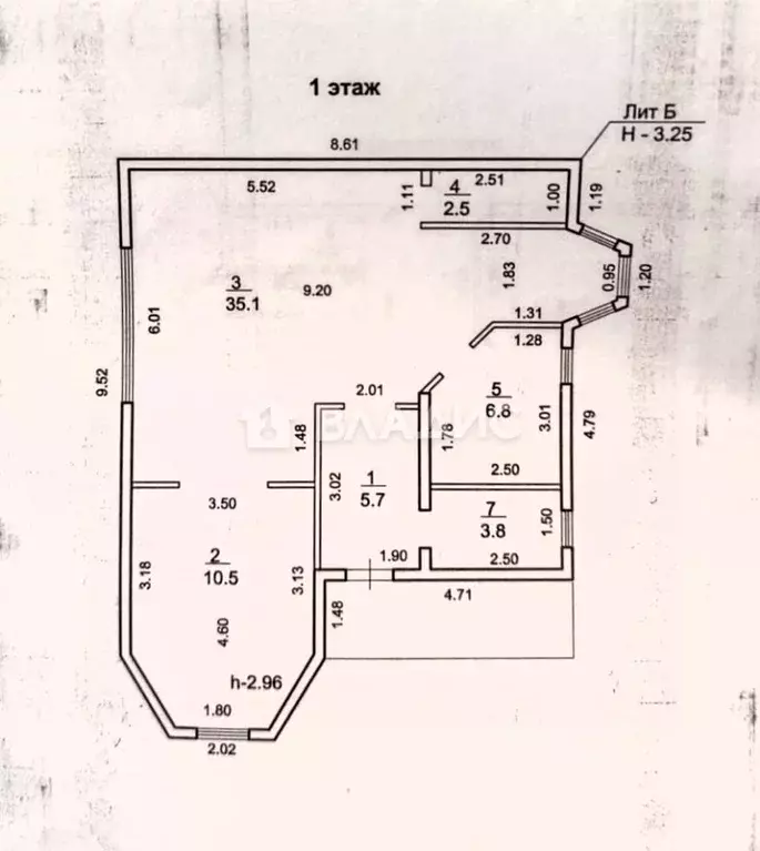 Дом в Башкортостан, Стерлитамак Патриотическая ул., 16 (140 м) - Фото 2