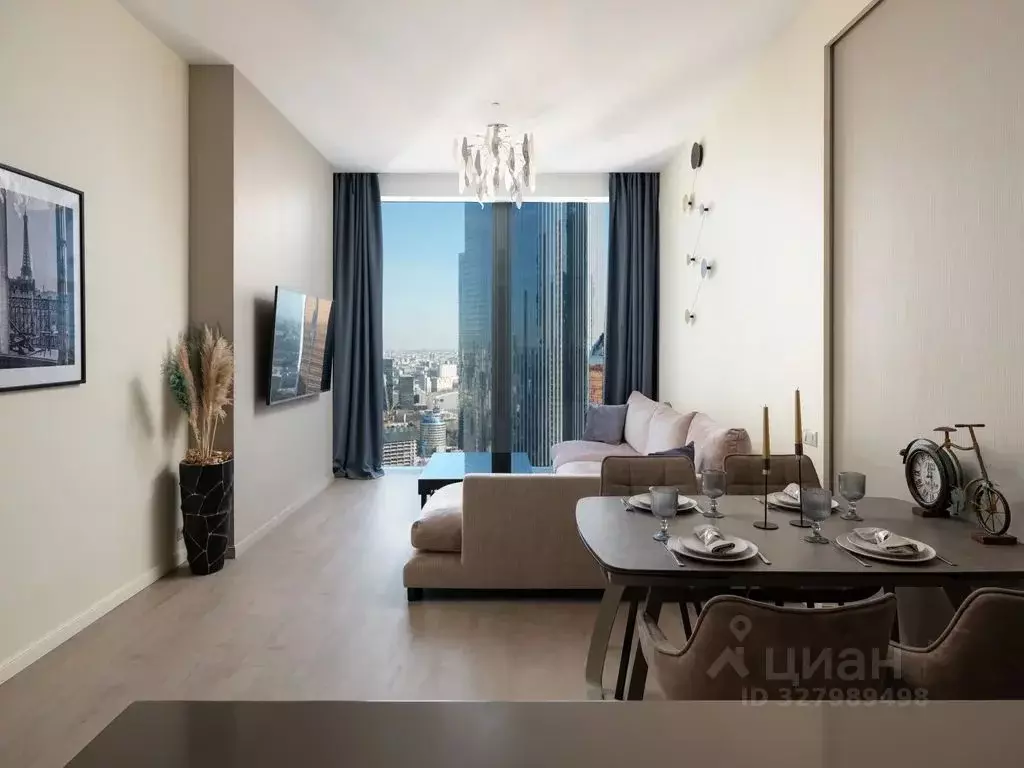 2-к кв. Москва 1-й Красногвардейский проезд, 22с1 (70.0 м) - Фото 2