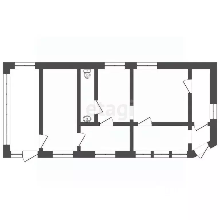 Дом в Орловская область, Кромы пгт ул. Ленина, 63 (91 м) - Фото 2